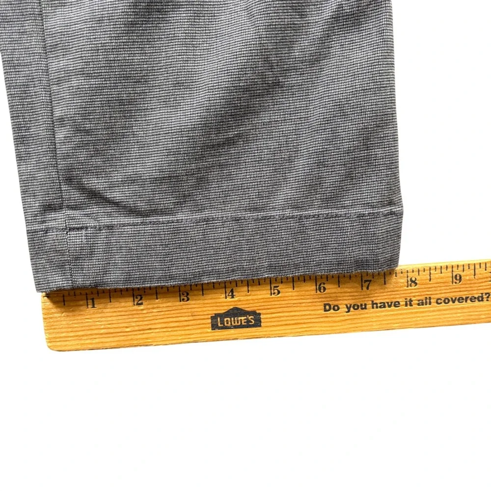 Banana Republic Slim Fit Chino Men 35x28 (Tag 36x30) Blue Micro Texture Trousers